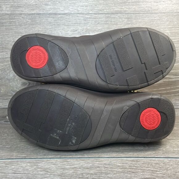 Fitflop Mukluk Shorty II Rockstud Warm Waterproof Suede Women’s Sz 8 Winter Boot - Picture 8 of 13